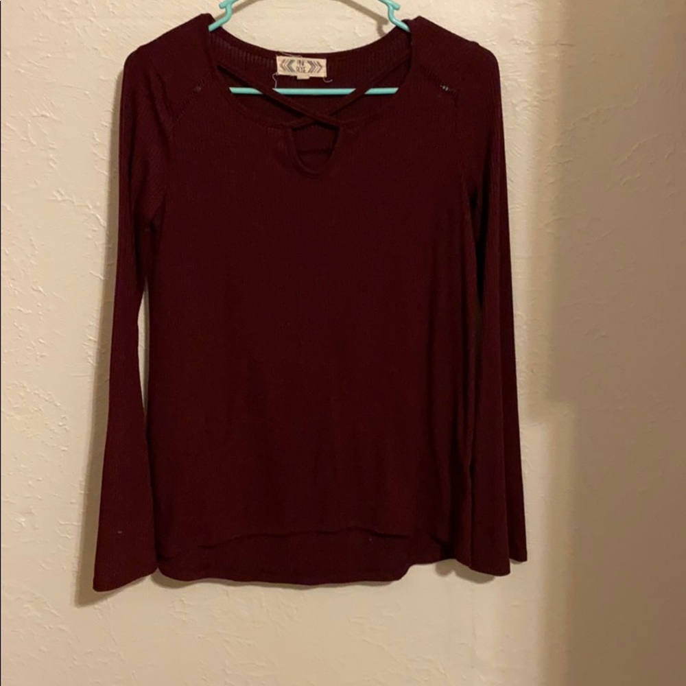 Long sleeve blouse